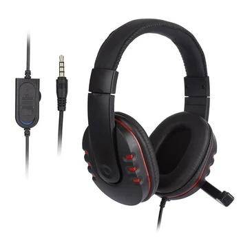 

New Stereo Headband Pro Gaming Headset Headphone w/ Mic 3.5mm For PC Laptop