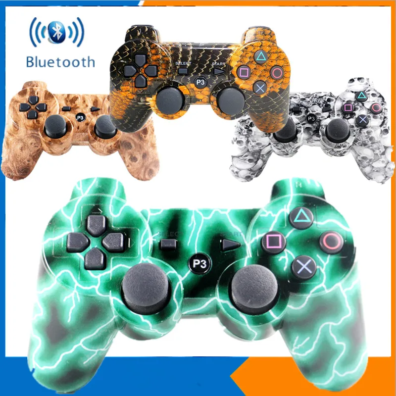 Game handle-wireless Bluetooth joystick game handle, skeleton design, suitable for Playstation 3 PS3 controller TW-417