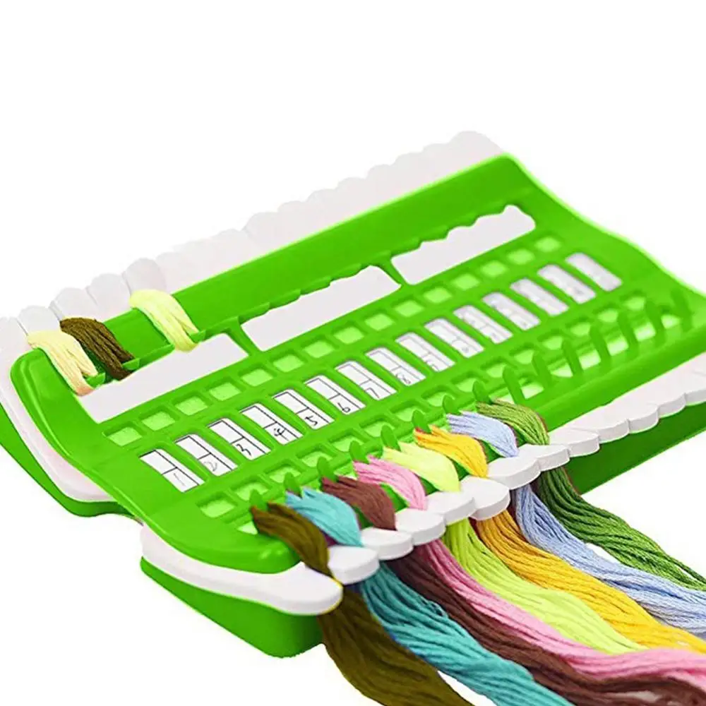 Embroidery Floss Organizer 30 Positions Thread Organizers Floss Organizer Embroidery Kit Cross Stitch Tool Plastic & Foam