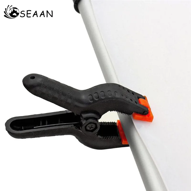 

SEAAN A-shape Plastic Woodworking Spring Clamp Wood Clips Hardware Woodworking Tools Nylon Fixed Spring Clip Hand Tool Parts