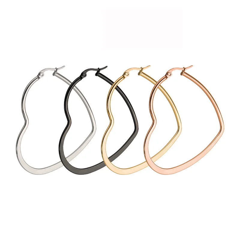 Новые Модные полые серьги в форме персикового сердца металлические украшения