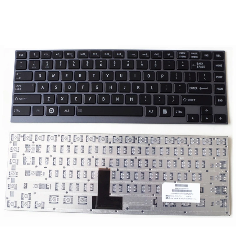 

Английская клавиатура для Toshiba Satellite U800W U845 U900 U920 U920T U925 U940 Z935 U835 Z835 R835 R700 U800 KB