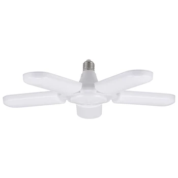 

E27 Led Lamp Fan Led Bulb Light 75W 85V-265V Adjustable White Light Leds Bulb Lights For Garage Living Room Home Indoor Lighting