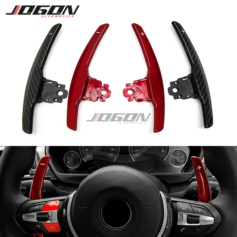 Steering Wheel Paddle Extension Shifter For BMW 1 2 3 4 5 6 Series M2 F80 M3 F82 M4 F10 M5 F12 M6 F15 X5M F16 X6M Carbon Fiber