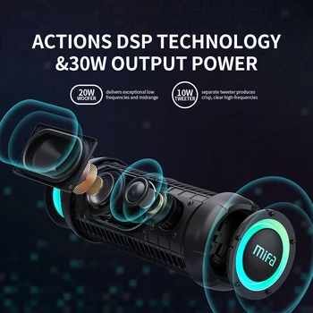 mifa WildRod Portable Bluetooth Speaker Wireless Outdoor camping Speaker, Bluetooth 5.3 Streaming,IP67 Waterproof and Dustproof 2