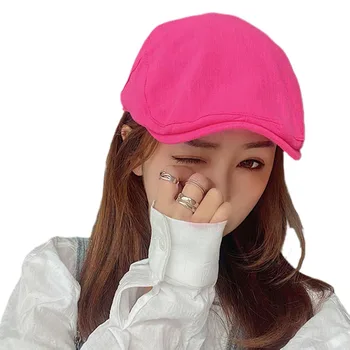 

Men Women Flat Cap, Vintage Style Duckbill Cap Gatsby Ivy Irish Newsboy Driving Hat