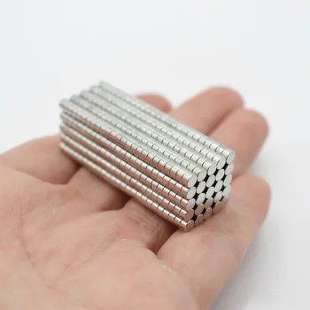 

Neodymium magnet 100/200p Rare Earth small Strong Round permanent fridge Electromagnet bulk NdFeB nickle magnetic disc