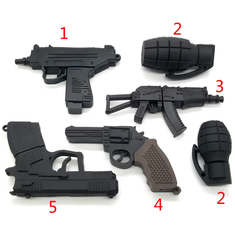 Мультяшный игрушечный пистолет AK47/граната USB флэш-накопитель модная Личность