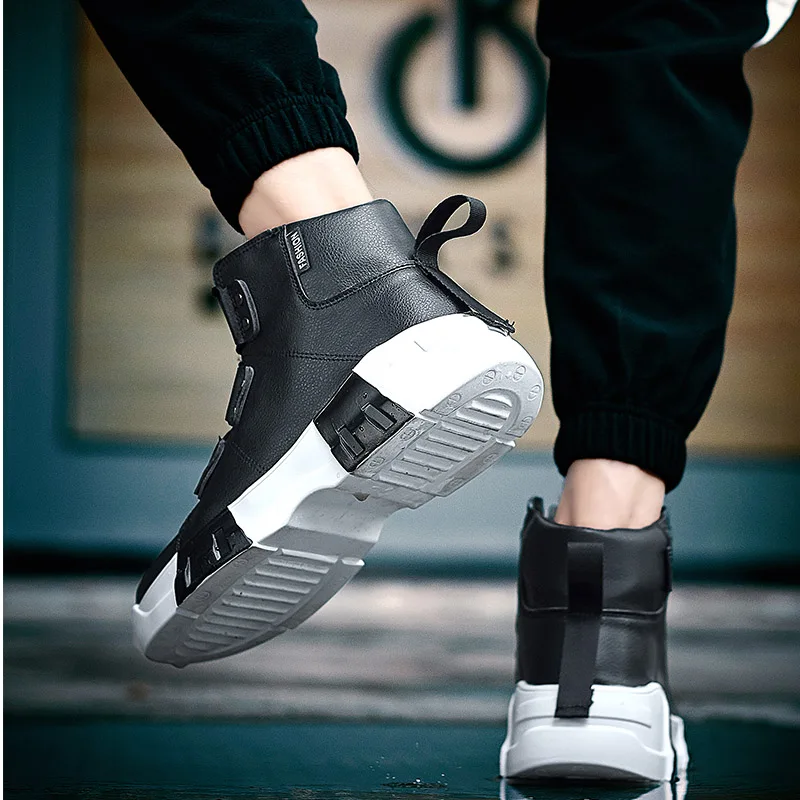 2019 лидер показать Модная Мужская обувь с высоким берцем удобная Для Мужчин's
