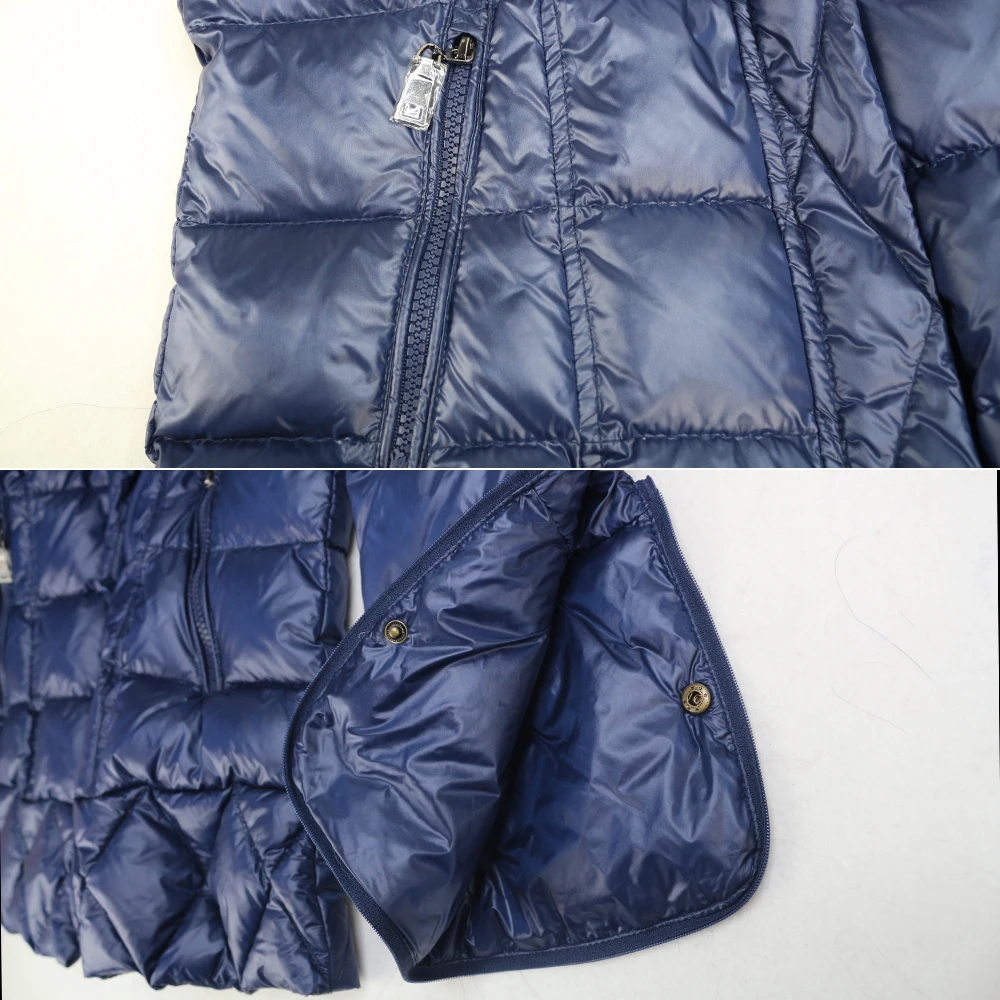 Женская зимняя куртка пуховое пальто с натуральным лисьим меховым воротником пуховая парка верхняя одежда толстая теплая зимняя одежда модная куртка-пуховик на утином пуху