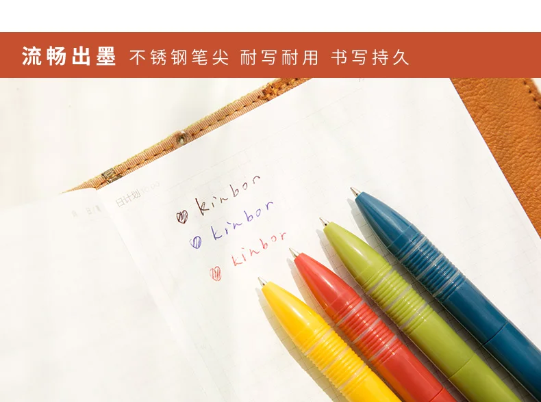 Новая многофункциональная ручка xiaomi kinбора 3 в 1 3 цвета 0,7 мм черный, синий, красный стержень сменный гелевый карандаш плавное написание для офисного студента