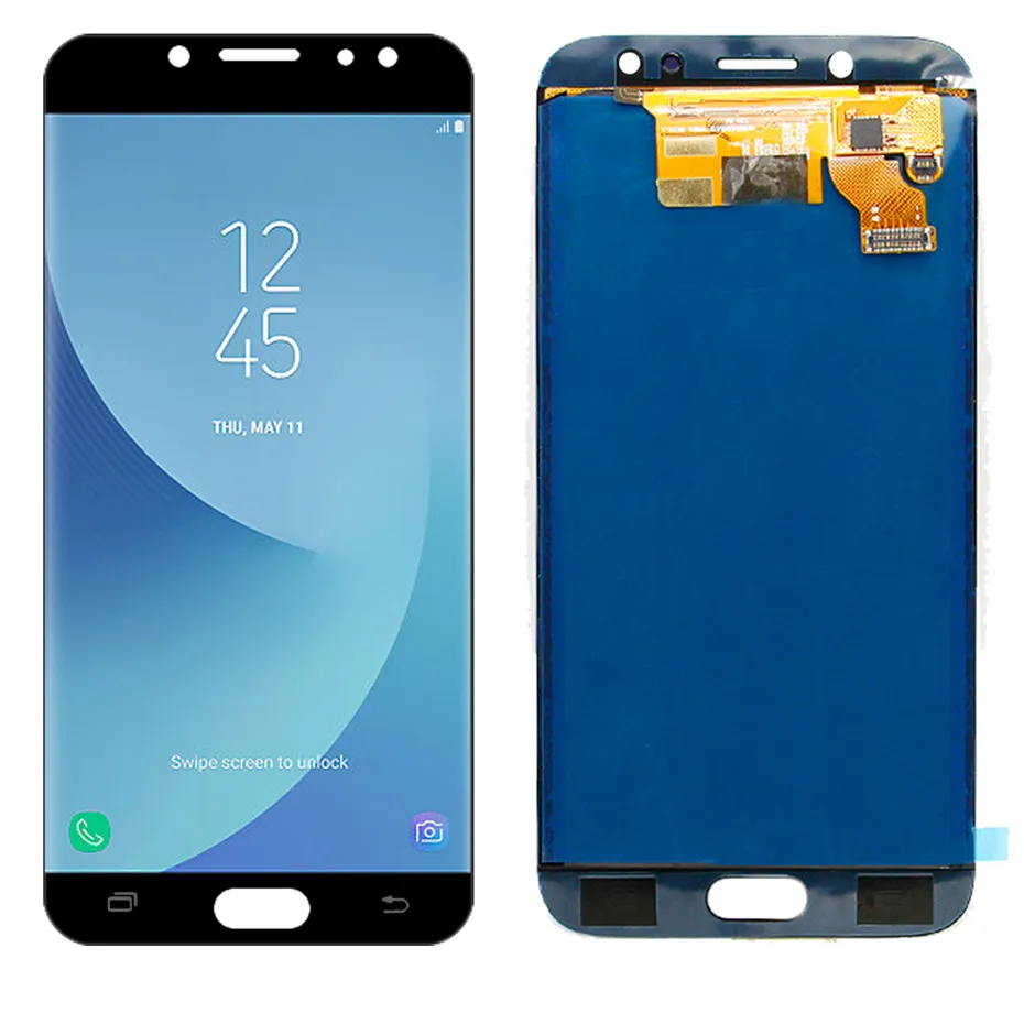 Для samsung Galaxy J7 Pro J730 J730F SM-J730F J730G J730FN J730F/DS ЖК-дисплей сенсорный экран дигитайзер с рамкой
