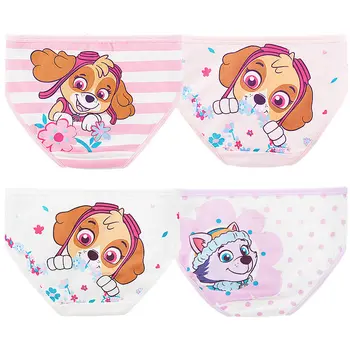 

4PCS/SET Original Paw Patrol 2020 NEW GIRLS cotton underwear skye Everest breathable underpants children toy for age 3-12years