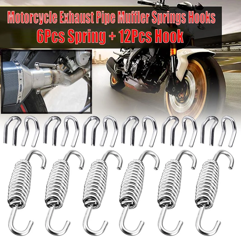 

Rotatable Stainless Steel Spring Hook Motorcycle Exhaust Pipe Muffler Springs Hooks Motorcycle Exhaust System Accessories