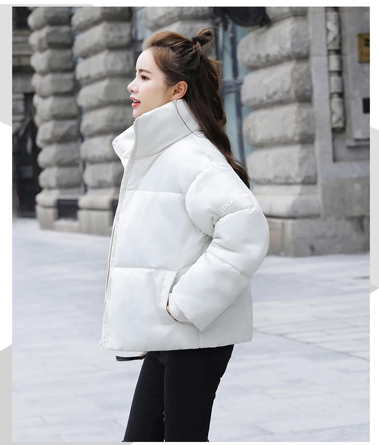 Зимняя куртка женская Модная хлопковая Стеганая утепленная зимняя куртка женская короткая парка верхняя одежда женская