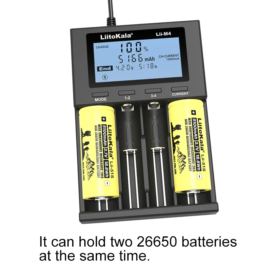 LiitoKala Lii-PD4 Lii-S8 Lii500s Lii600 battery Charger for 18650 26650 21700 18350 AA AAA 3.7V/3.2V/1.2V/ lithium NiMH battery