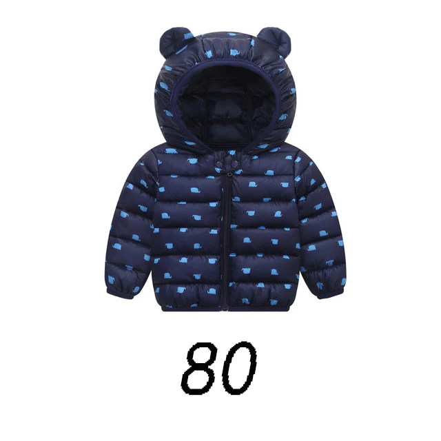 Medoboo Baby Winter Warm Coat Girls Boys Child Jacket Baby Clothes Newborns Coveralls Snowsuit Hooded Jacket Coat Tops Outerwear - Цвет: ME0201-N80