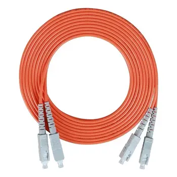 

10pcs /lot fiber optic patch cord 1M 2M 3M 5M 10M Duplex Multimode cable SC/UPC-SC/UPC optical fibre jumper