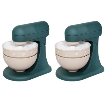 

2 Kitchen Mixer Timer Cooking Timer Remind 60 Minutes Mechanical Countdown Clock Time Management