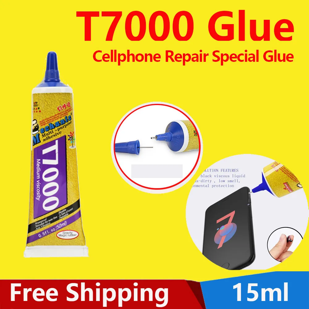 T7000 Glue Phone Repair Glue 15ml Black Liquid Glue Mobile Phone Screen