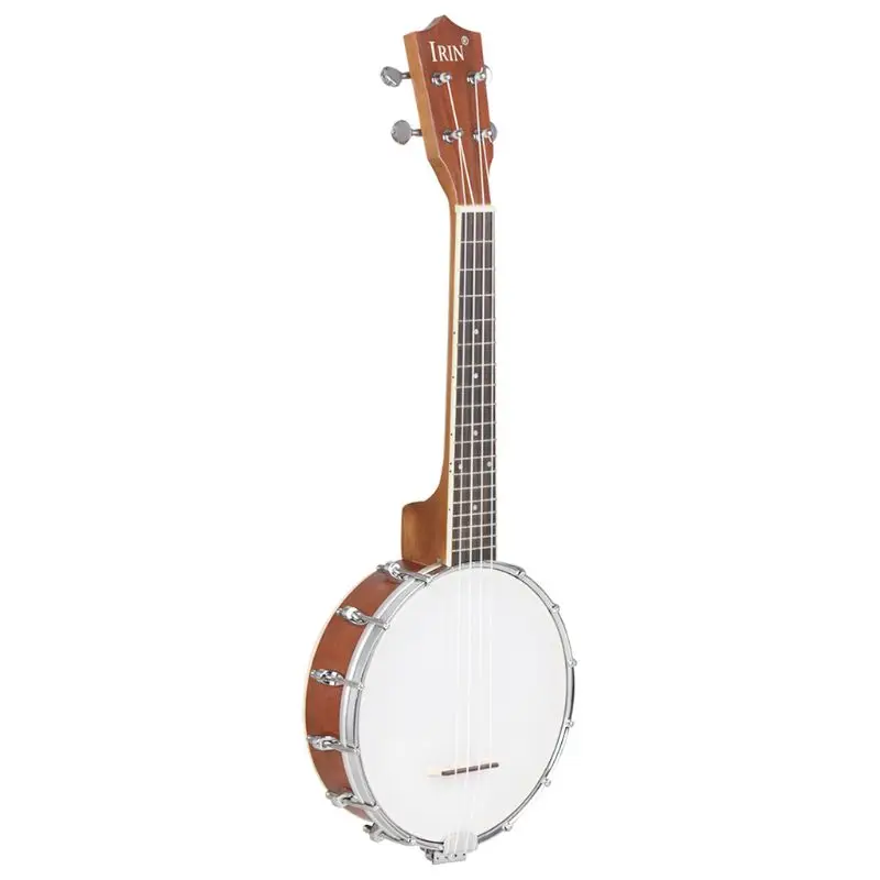 IRIN нейлон 4 струны концертная Banjo Uke укулеле бас гитара для музыкальных струнных инструментов подарок любителю красное дерево