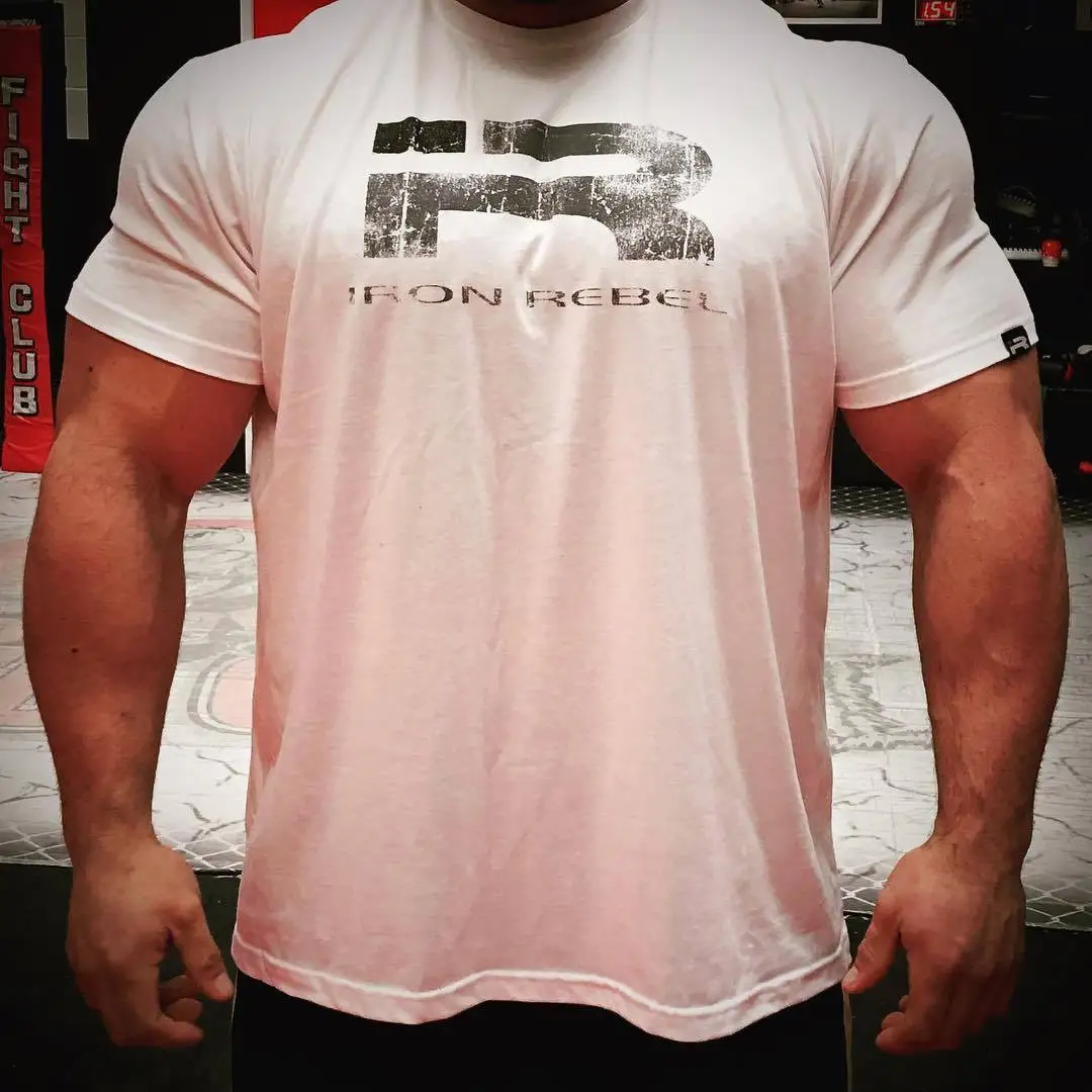 Cotton Printed Men's Workout T Shirt Men's Fitness Apparel, Men's