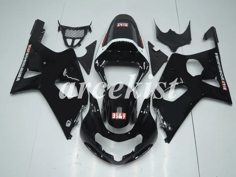 

New ABS Motorcycle Fairings kit Fit For Suzuki GSX-R600 GSX-R750 K1 2001 2002 2003 01 02 03 Body set black