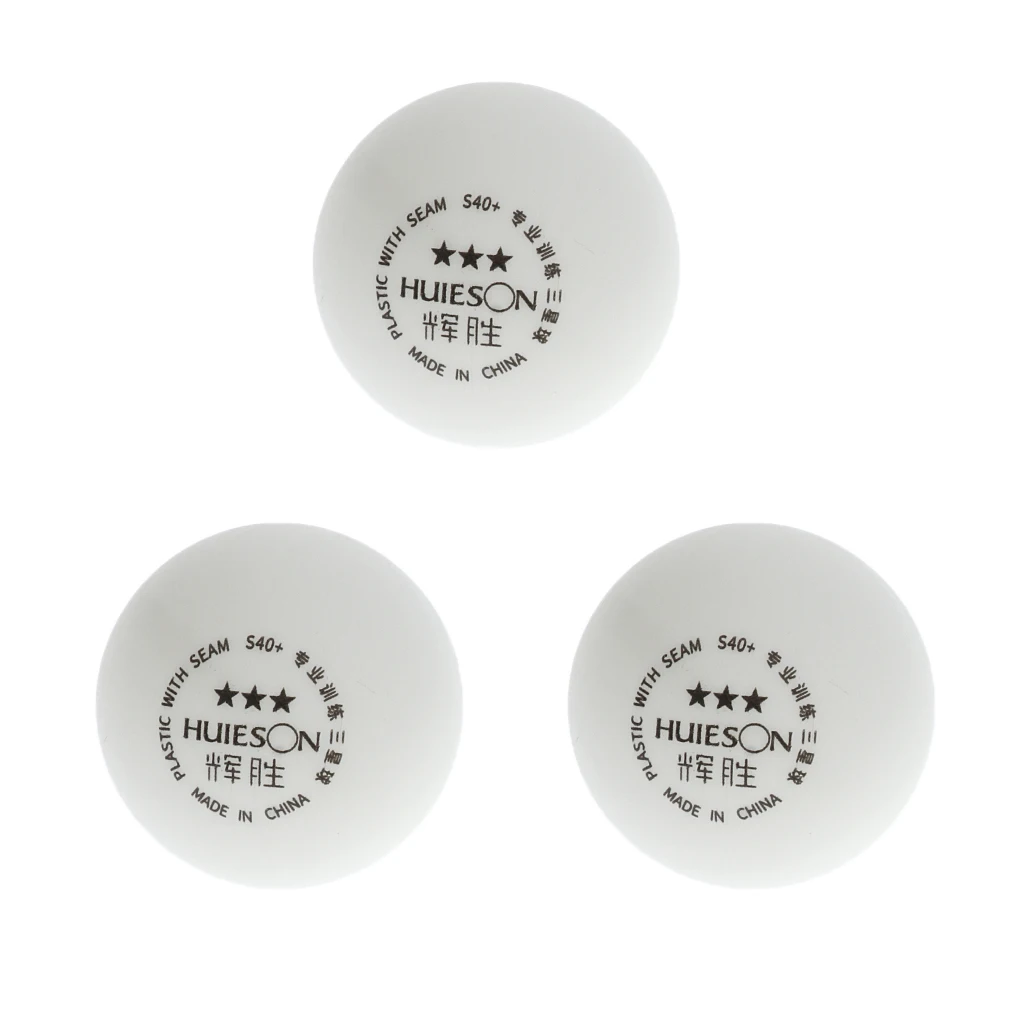 3 шт. материал мяч для настольного тенниса 40+ мм Диаметр 2,8 г 3 звезды ABS Пластиковые Мячи для пинг-понга для тренировок по настольному теннису