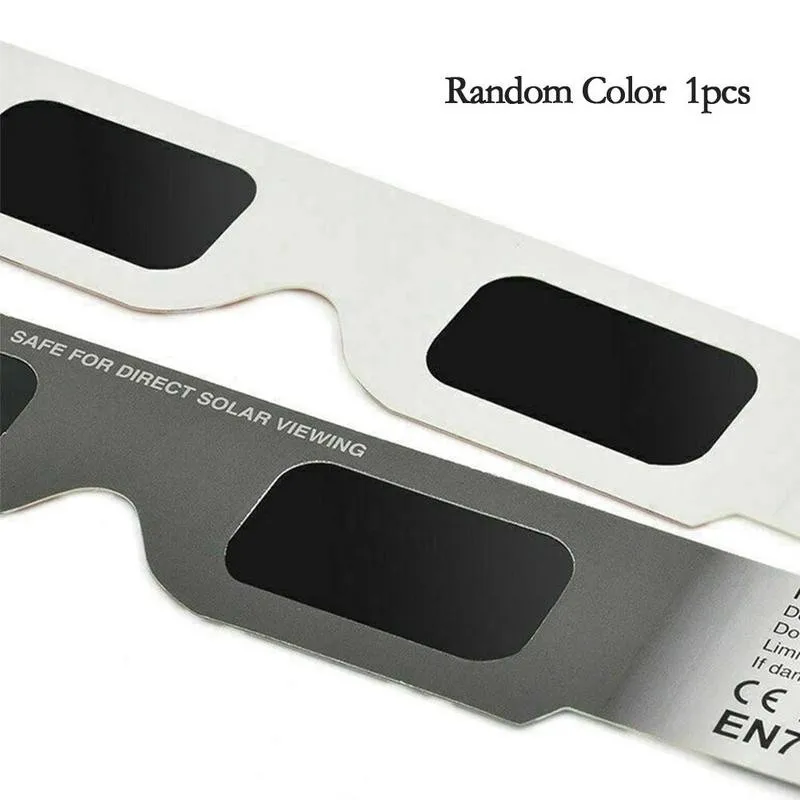 Solar Eclipse Glasses Annular Solar Eclips Paper Random Color Total Eclipse Outdoor