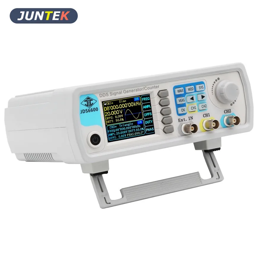 JDS6600 15/30/40/50/60MHz DDS Function Signal Generator/Source Dual/2-CH Frequency Meter Arbitrary Waveform Pulse Generator 2
