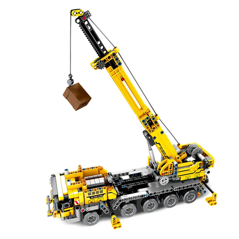 

City Engineering Technic Machine Car Building Blocks City Construction Crane Model Compatible Technic Bricks Toy Children Gifts