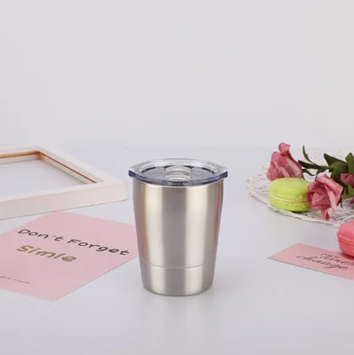 260ml Outdoor milk cup 304 Stainless Steel Children Sippy Cup Tumbler Vacuum