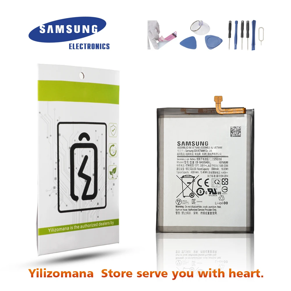 Аккумулятор для samsung A50 аккумулятор EB-BA500ABE для samsung GALAXY A50 A505F A505DS A505D 2300 мАч Сменный аккумулятор для телефона
