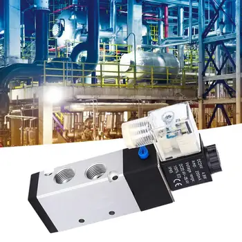 

DC 24V 4V310-10 Outlet Type 2 Position 5 Way Electromagnetic Valve Industrial Accessory For Air