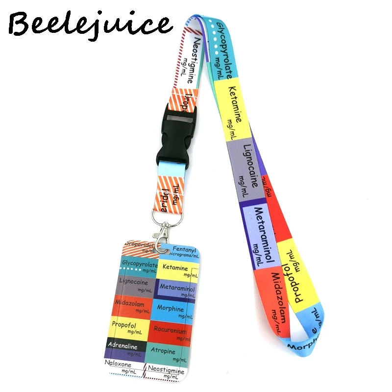 Medical Doctor Creative Lanyard Card Holder Student Hanging Neck Phone Badge Subway Access Accessories Gifts | Канцтовары для офиса