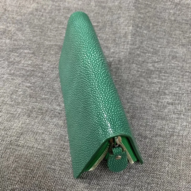McParko Stingray кожаный кошелек для женщин из натуральной кожи женские кожаные клатчи кошельки Женская кожа ската Длинный кошелек красный зеленый