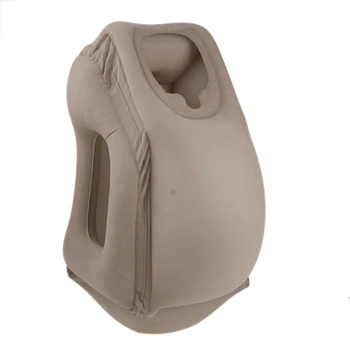 

Inflatable Air Pillow Travel Pillow Air Bolster Frontal Comfortable Sleep Plane Car Soft Cushion Trip Foldable Blow Neck Pillow