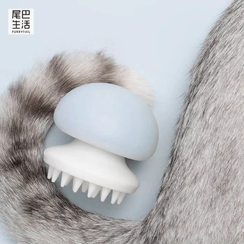 

Furytall Massager Pet Silicone Hair Combs Dogs cat Universal anti-static Jellyfish Massage Combs Food grade silicone