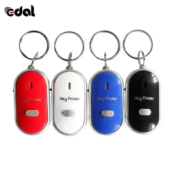 

Smart Finder key Whistle Sensors Sound Keychain LED With Whistle Claps Finder Locator Find Lost Keychain finder