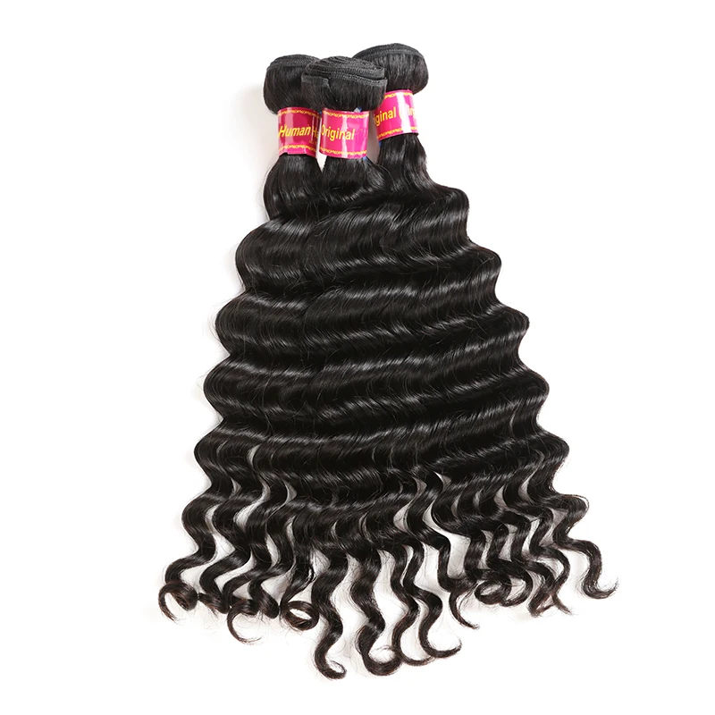 Ali Queen Hair 3 шт./партия бразильские натуральные волнистые волосы для наращивания 10