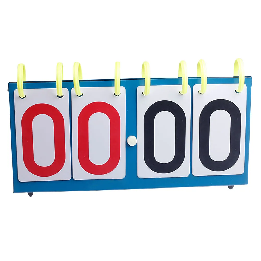 

1pc Scoreboard Basketball Badminton Professional Volleyball Football For Table Tennis 4-Digit Portable Sports Competition