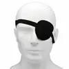 Pirate Eye Patch Unisex Black Single Eye Patch Eyepatch One Eye Washable Adjustable Concave Eye Patch Kid Pirate Cosplay Costume 2