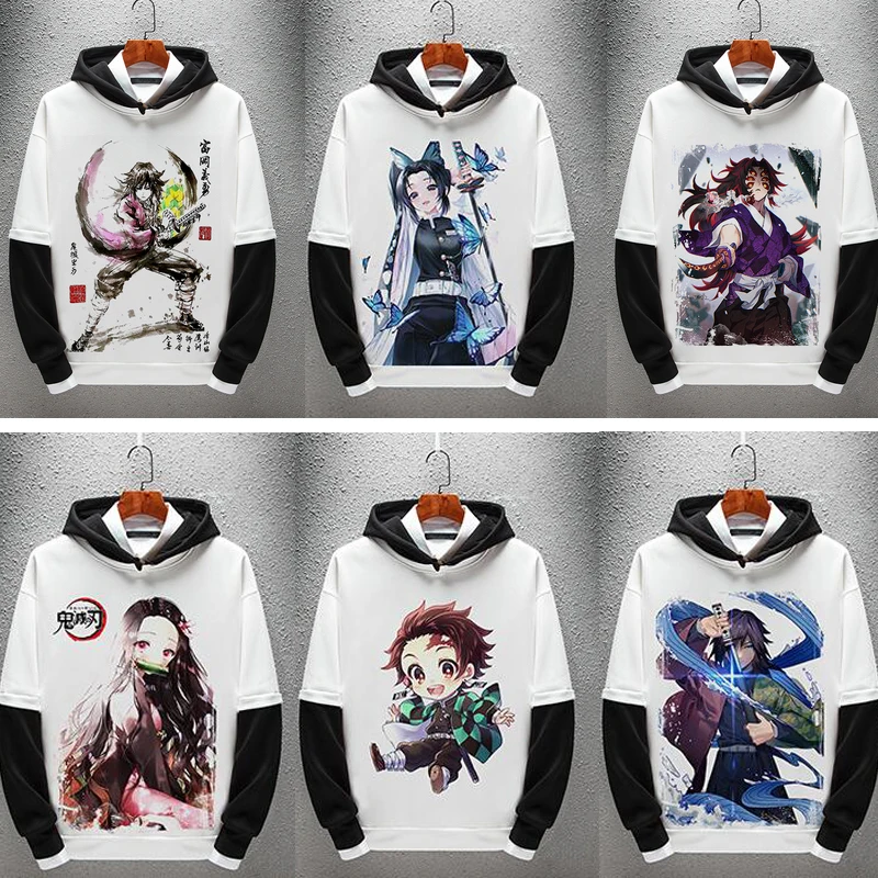 Осенне-зимнее пальто с капюшоном и изображением демона: Kimetsu no Yaiba Kamado Tanjirou Nezuko
