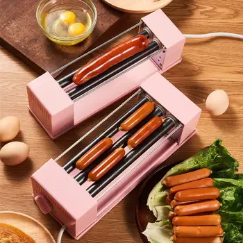 

Small Size Hot Dog Roller Sausage heating machine Barbecue Machine Home Kitchen