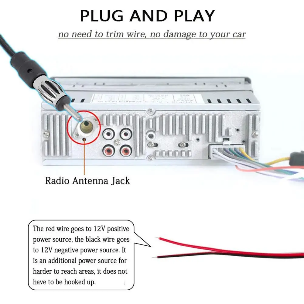 48-860MHZ лобовое стекло автомобиля AM FM радио антенна усилитель сигнала 12V Универсальный антена