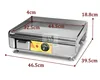 Electric Griddle Stainless Steel Flat Hot Plate BBQ Grill Fried Pan Teppanyaki fryer Breakfast hamburger making machine 6