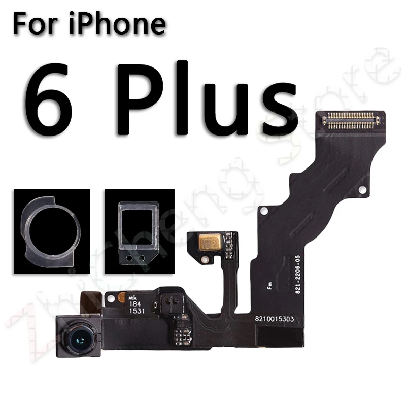 Фронтальная камера для iPhone 5 5S SE 5C 6s 6 7 8 Plus фронтальная камера датчик приближения гибкий кабель с микрофоном - Цвет: For iPhone 6 Plus