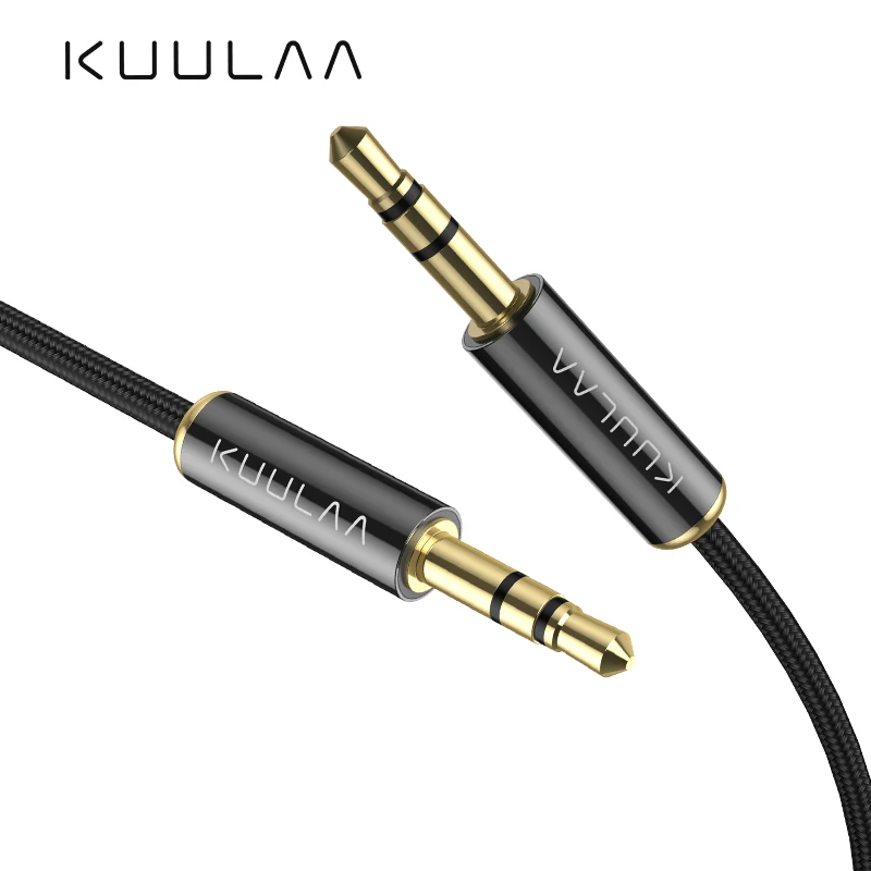 

KUULAA Jack 3.5 Audio Cable 3.5mm Speaker Line Aux Cable for iPhone 6 Samsung galaxy s8 Car Headphone Xiaomi redmi 4x Audio Jack