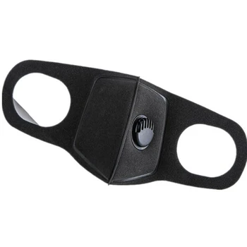 

Black Sponge Mouth Mask Anti Dust Pollution Breath Valve PM2.5 Air Purifying Mouth Mask Filter PM2.5 Anti-fog Respirator