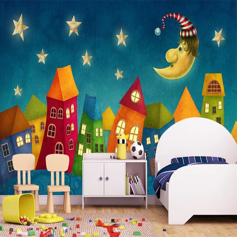 Custom-Wall-Paper-Cartoon-Children-Castle-3D-Wall-Murals-Kids-Bedroom-Eco-Friendly-Non-Woven-Photo (2)